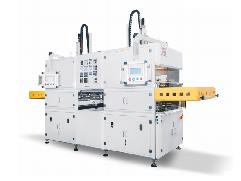 伺服凸(tū)輪雙(shuāng)工位抱盒成型模塊